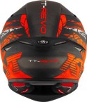 Kask motocyklowy KYT TT-REVO COMBUSTION MATT Czerwony