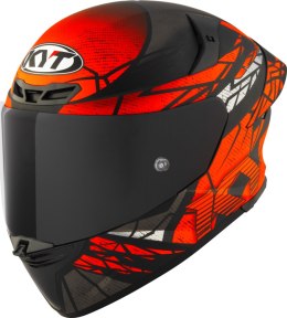 Kask motocyklowy KYT TT-REVO COMBUSTION Pomarańczowy