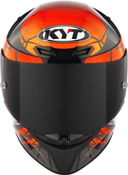 Kask motocyklowy KYT TT-REVO COMBUSTION Pomarańczowy