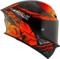 Kask motocyklowy KYT TT-REVO COMBUSTION Pomarańczowy