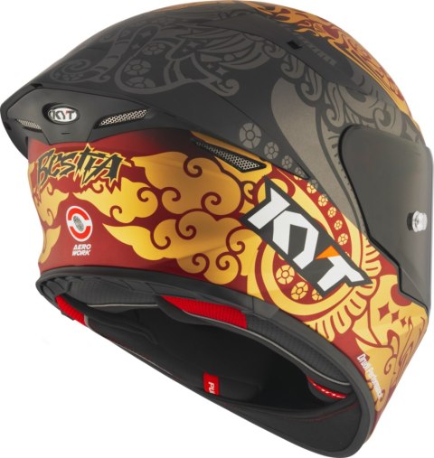 Kask motocyklowy KYT TT-REVO ENEA INDONESIA 2023 MATT REPLICA