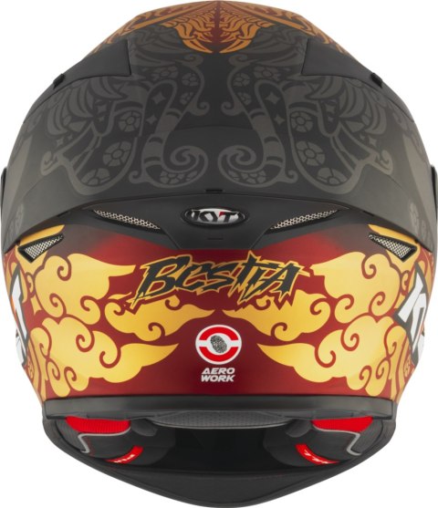 Kask motocyklowy KYT TT-REVO ENEA INDONESIA 2023 MATT REPLICA