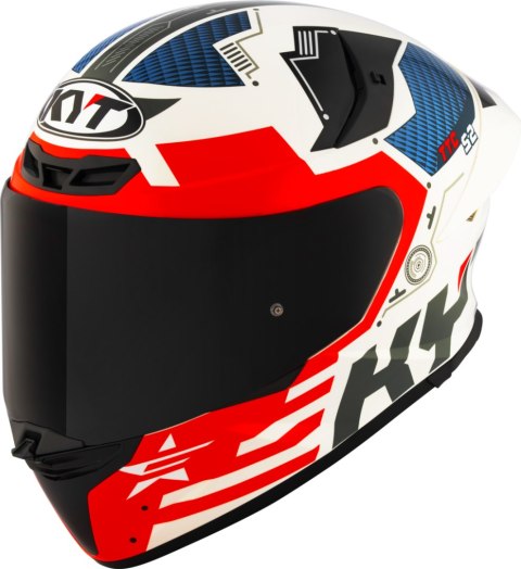 Kask motocyklowy KYT TT-REVO FUSELAGE Czerwony