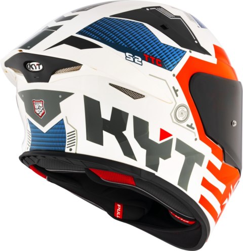 Kask motocyklowy KYT TT-REVO FUSELAGE Czerwony
