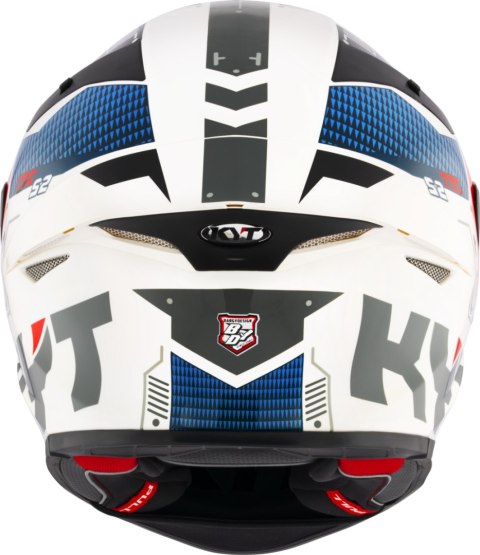 Kask motocyklowy KYT TT-REVO FUSELAGE Czerwony