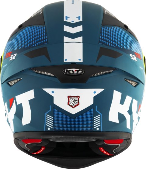 Kask motocyklowy KYT TT-REVO FUSELAGE MATT Żółty 2XL