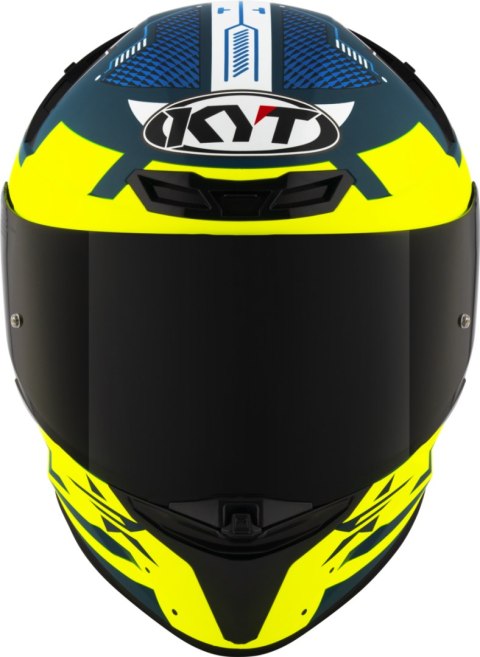 Kask motocyklowy KYT TT-REVO FUSELAGE MATT Żółty
