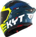 Kask motocyklowy KYT TT-REVO FUSELAGE MATT Żółty