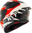 Kask motocyklowy KYT TT-REVO GEAR Czarny/Czerwony