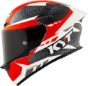 Kask motocyklowy KYT TT-REVO GEAR Czarny/Czerwony