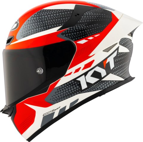 Kask motocyklowy KYT TT-REVO GEAR Czarny/Czerwony