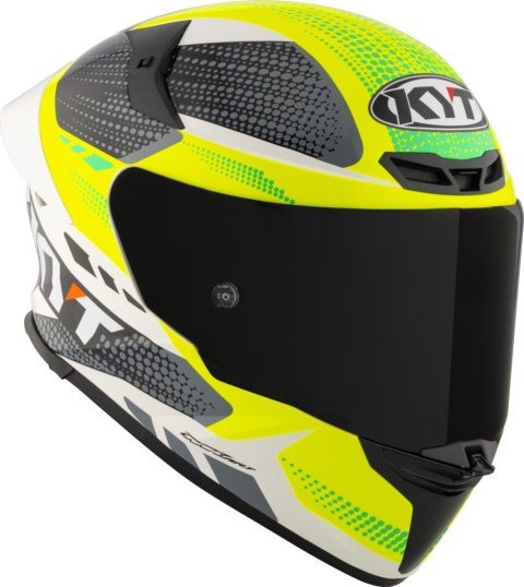 Kask motocyklowy KYT TT-REVO GEAR Czarny/Żółty