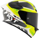 Kask motocyklowy KYT TT-REVO GEAR Czarny/Żółty