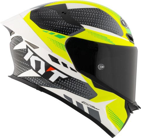 Kask motocyklowy KYT TT-REVO GEAR Czarny/Żółty