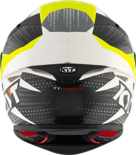 Kask motocyklowy KYT TT-REVO GEAR Czarny/Żółty