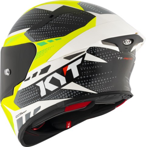 Kask motocyklowy KYT TT-REVO GEAR Czarny/Żółty
