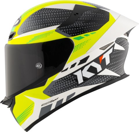 Kask motocyklowy KYT TT-REVO GEAR Czarny/Żółty