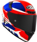 Kask motocyklowy KYT TT-REVO GEAR Niebieski/Czerwony