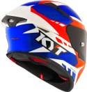 Kask motocyklowy KYT TT-REVO GEAR Niebieski/Czerwony