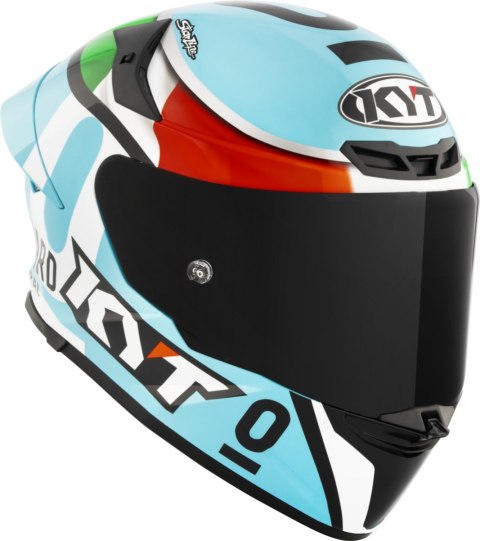 Kask motocyklowy KYT TT-REVO LEOPARD REPLICA TRICOLORE