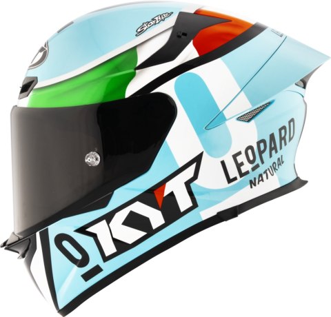 Kask motocyklowy KYT TT-REVO LEOPARD REPLICA TRICOLORE