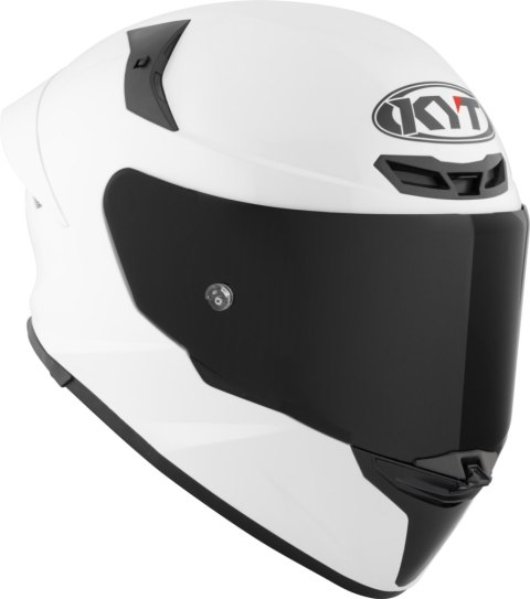 Kask motocyklowy KYT TT-REVO PLAIN Biały