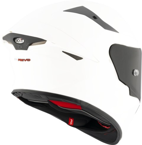 Kask motocyklowy KYT TT-REVO PLAIN Biały