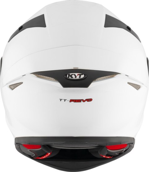Kask motocyklowy KYT TT-REVO PLAIN Biały