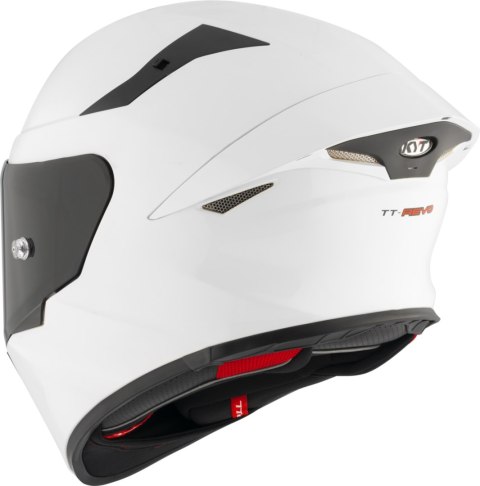Kask motocyklowy KYT TT-REVO PLAIN Biały