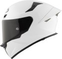 Kask motocyklowy KYT TT-REVO PLAIN Biały