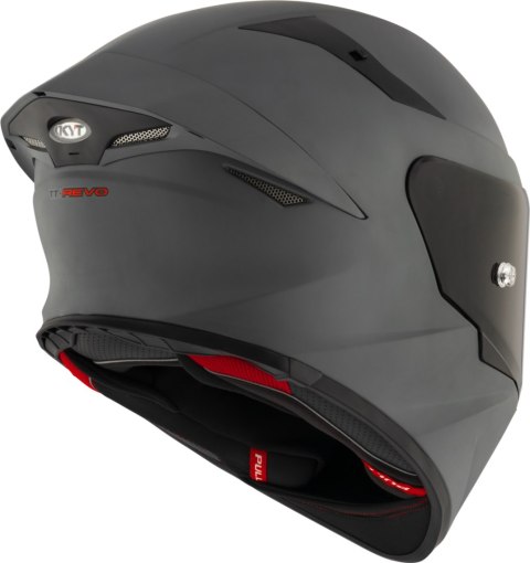Kask motocyklowy KYT TT-REVO PLAIN MATT Szary
