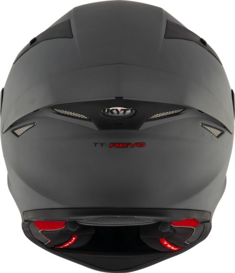 Kask motocyklowy KYT TT-REVO PLAIN MATT Szary
