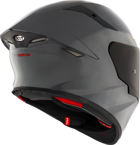 Kask motocyklowy KYT TT-REVO PLAIN Szary