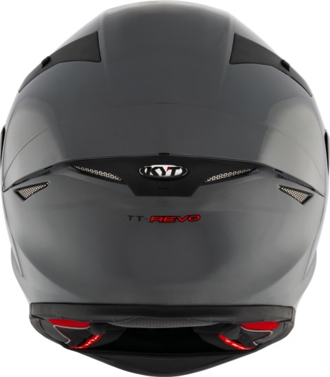 Kask motocyklowy KYT TT-REVO PLAIN Szary