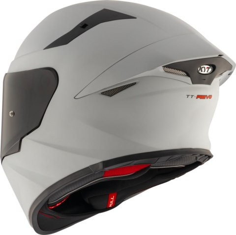 Kask motocyklowy KYT TT-REVO PLAIN MATT Asp Szary