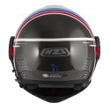 KASK MOTOCYKLOWY NZI MINIMOD DUO WATSON WHITE BLACK POWER