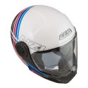 KASK MOTOCYKLOWY NZI MINIMOD DUO WATSON WHITE BLACK POWER