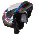 KASK MOTOCYKLOWY NZI MINIMOD DUO WATSON WHITE BLACK POWER