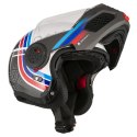 KASK MOTOCYKLOWY NZI MINIMOD DUO WATSON WHITE BLACK POWER