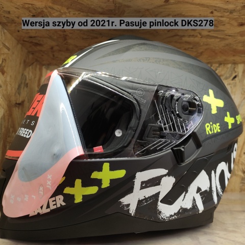 LAZER Pinlock Rafale -2020/Paname Evo/PANAME 2/MH2/MH6 (DKS002) przeźroczysty