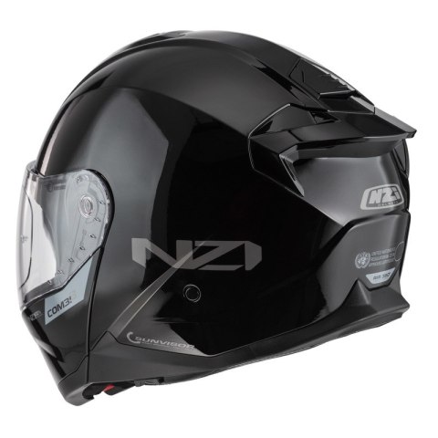 KASK MOTOCYKLOWY NZI COMBI 3 DUO BLACK M