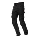 Jeansy motocyklowe czarne Tourismo Men 4SR