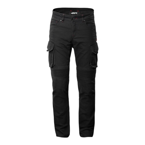 Jeansy motocyklowe czarne Tourismo Men 4SR