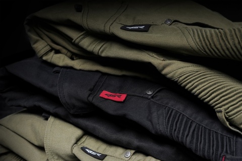 Jeansy motocyklowe czarne Tourismo Men 4SR