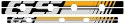 Paski na felgi PUIG do BMW R1200GS / R1250GS 13-23