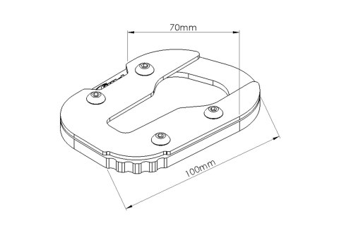 Poszerzenie stopki bocznej PUIG do BMW F900R / F900XR 20-25
