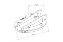 Poszerzenie stopki bocznej PUIG do Honda CRF1000L Africa Twin 15-19