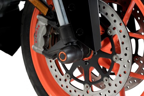 Protektory osi koła PUIG do KTM 1290 Super Duke / R 14-25 (przód)
