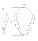 Szyba sportowa PUIG do Aprilia Tuono 660 21-25
