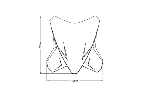 Szyba turystyczna PUIG do KTM 1290 Super Adventure R/S 21-25